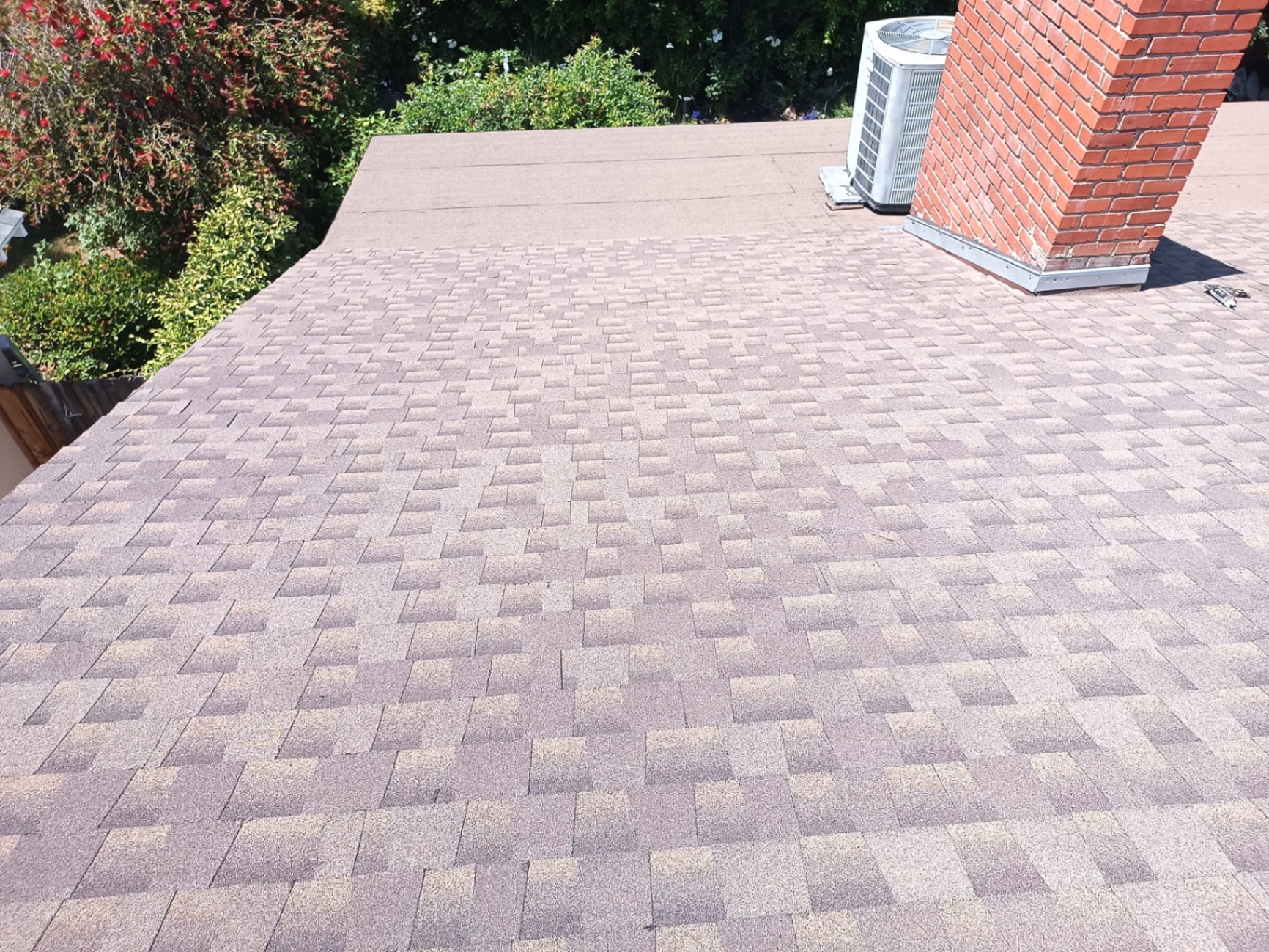 Shingle roof field replacement
