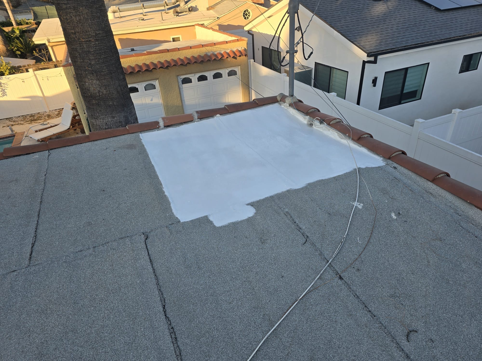 Elastomeric flat roof patch