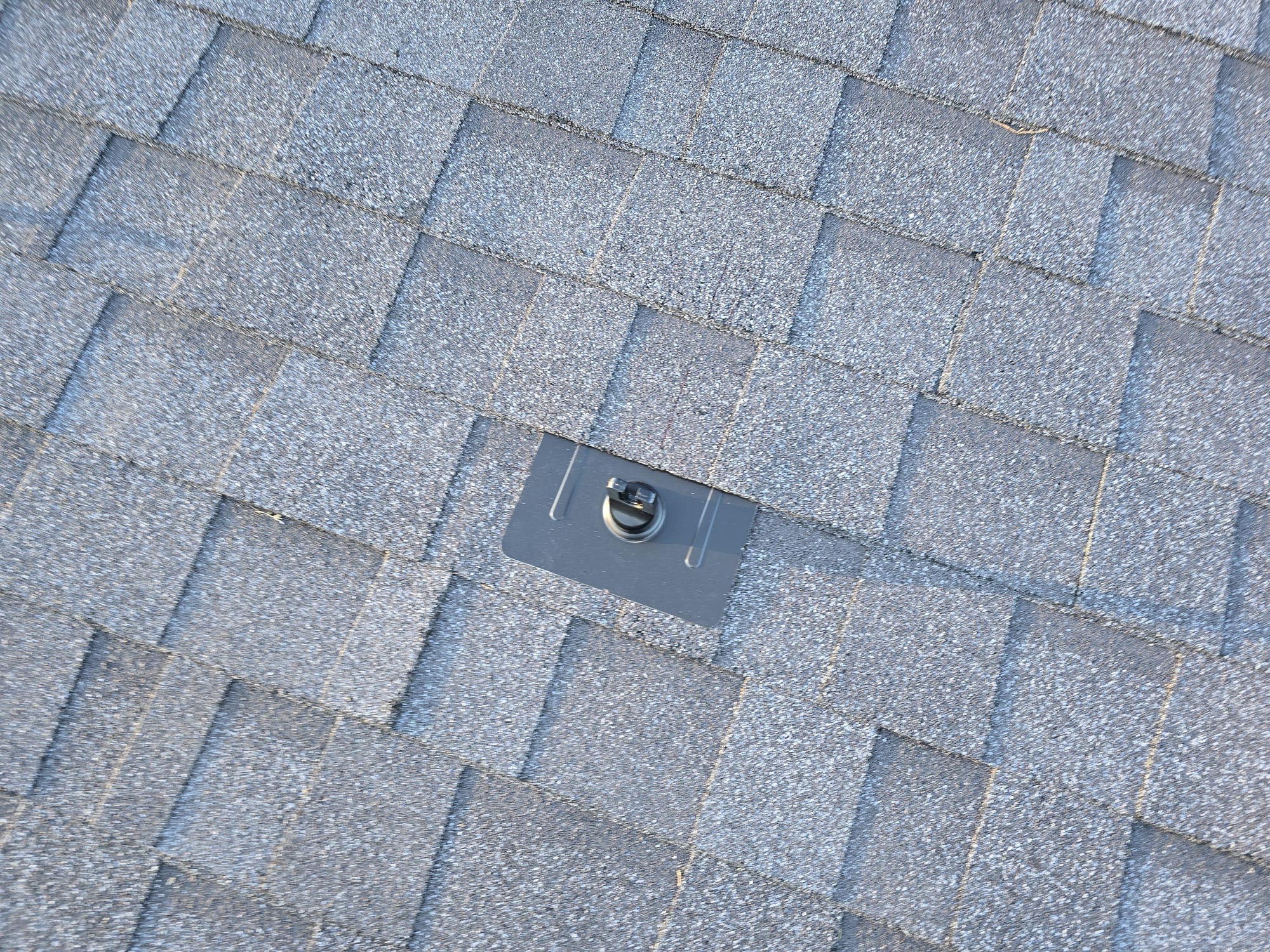 Flashed solar attachment detail